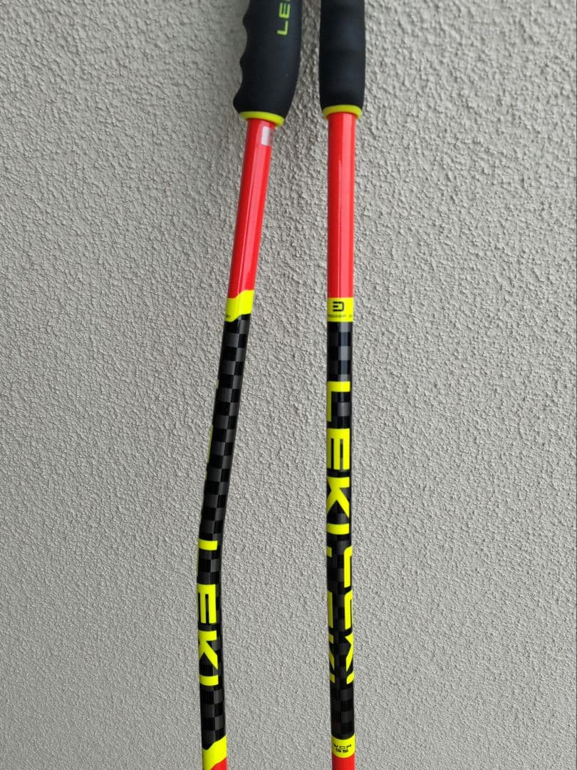 保管品 LEKI WCR GS GS 3Dポール 120cm