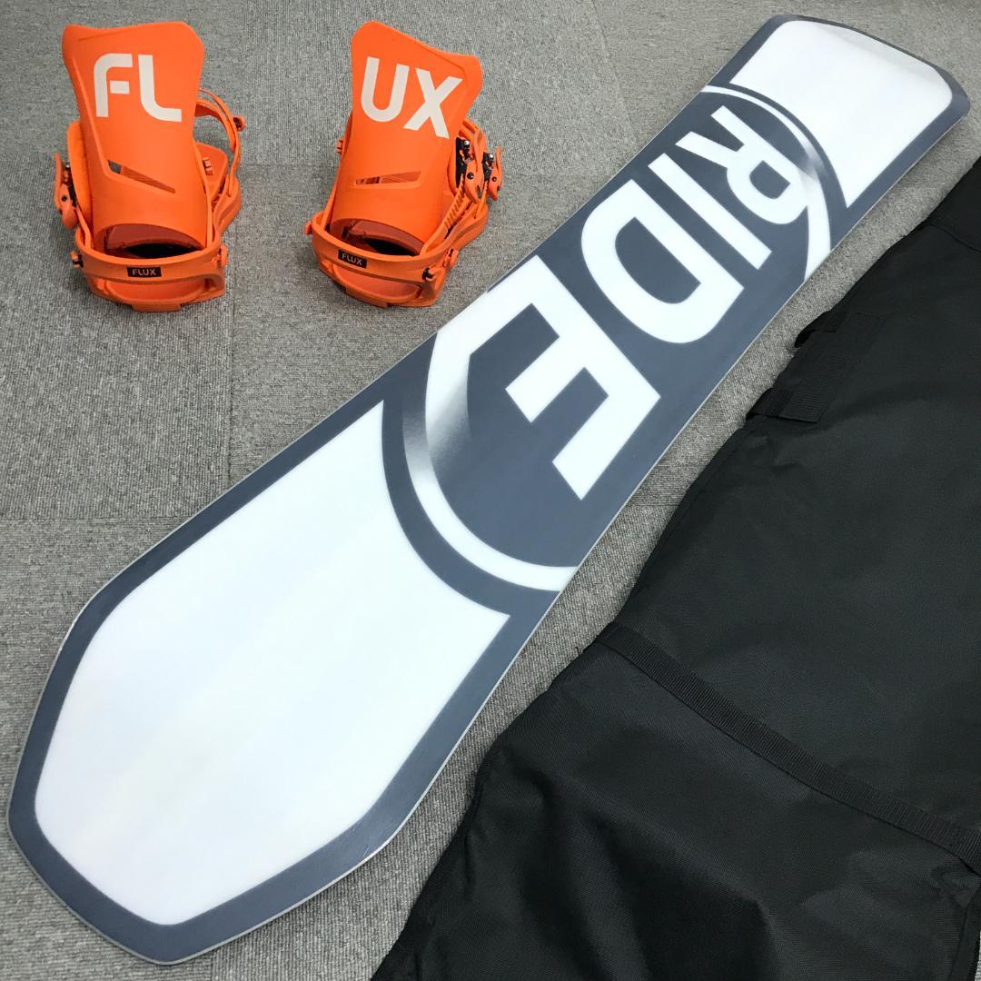 13万超セット■極美品■3回使用■RIDE FLUX ボード ビンディング