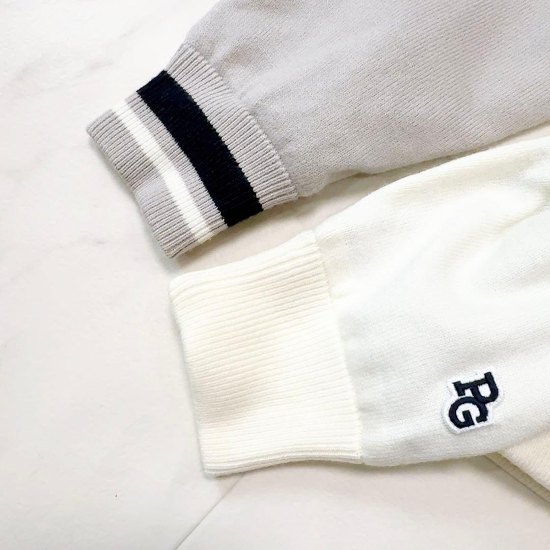 パーリーゲイツ　ゴルフウエア　ストレッチ天竺/ジャガードニット　GOLF　防風