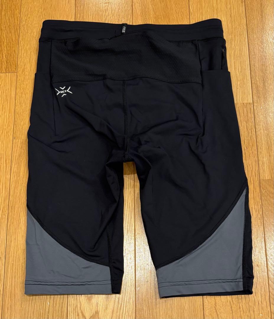 2XU リアクト コンプレッション ショート ショーツ Sサイズ 黒