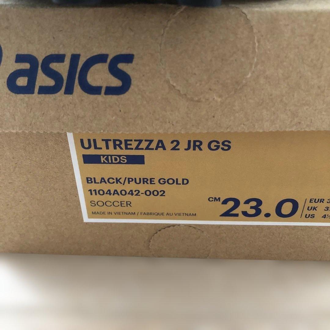 新品★ アシックス サッカースパイクシューズULTREZZA 23cm ブラック