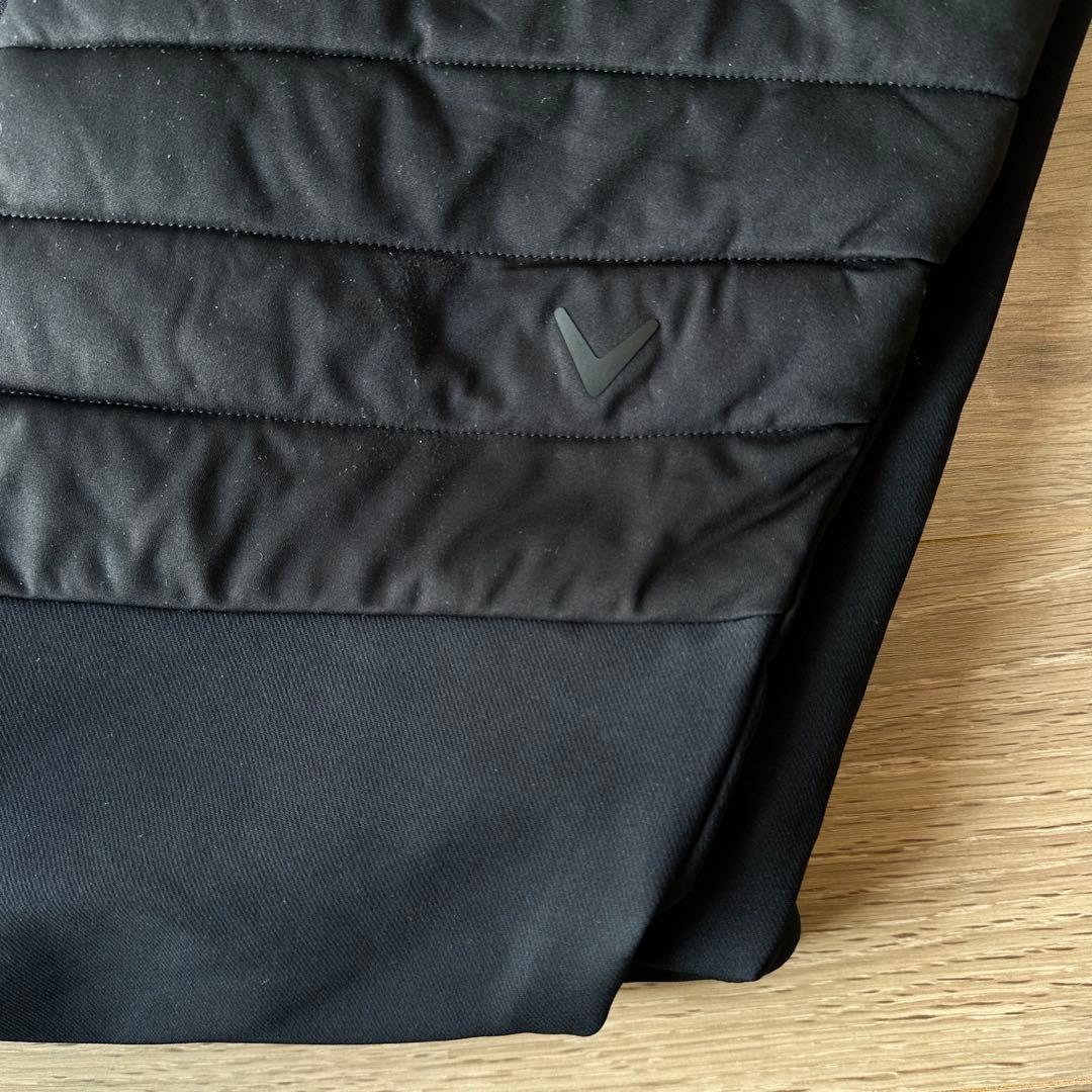 【美品】キャロウェイスターストレッチ切替ジョガーパンツC22226116 M 黒