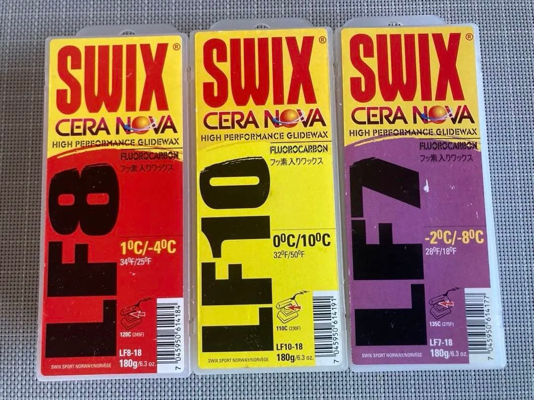 SWIX ワックスSP滑走セット 新品未使用。ベース、L F、H F、セラ FC