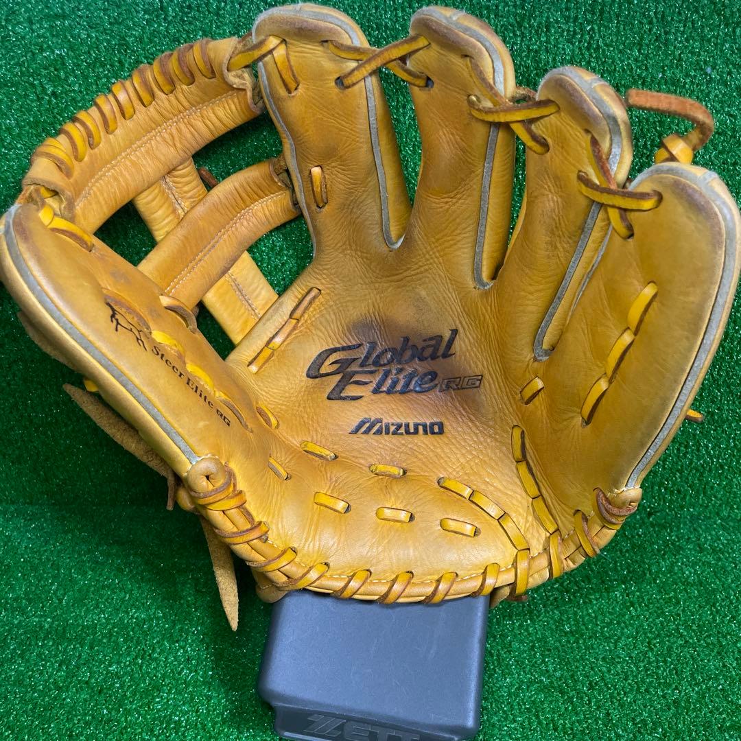 ミズノ グローバルエリート 少年軟式用 内野手用 サイズL 少年野球用