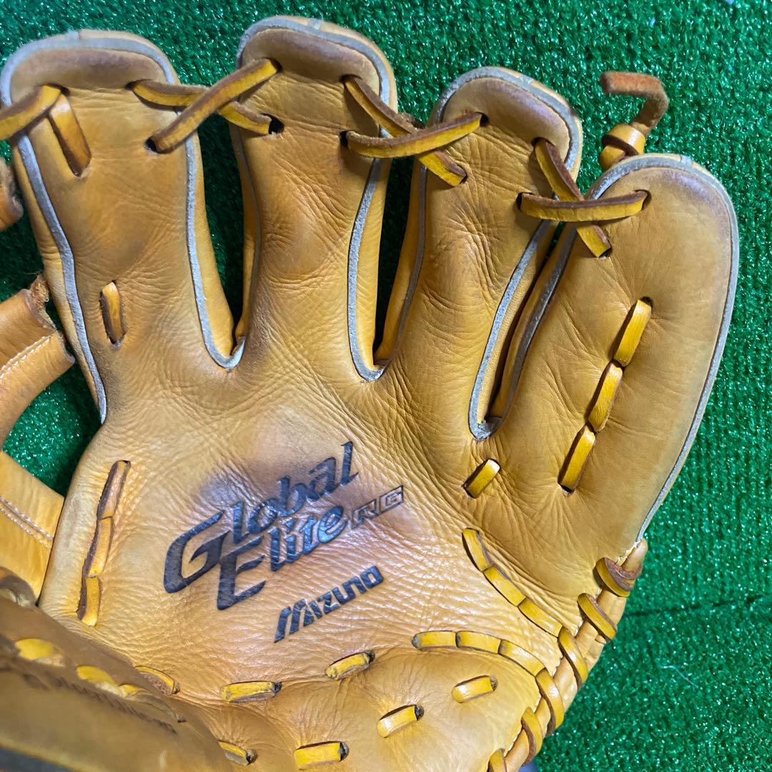 ミズノ グローバルエリート 少年軟式用 内野手用 サイズL 少年野球用