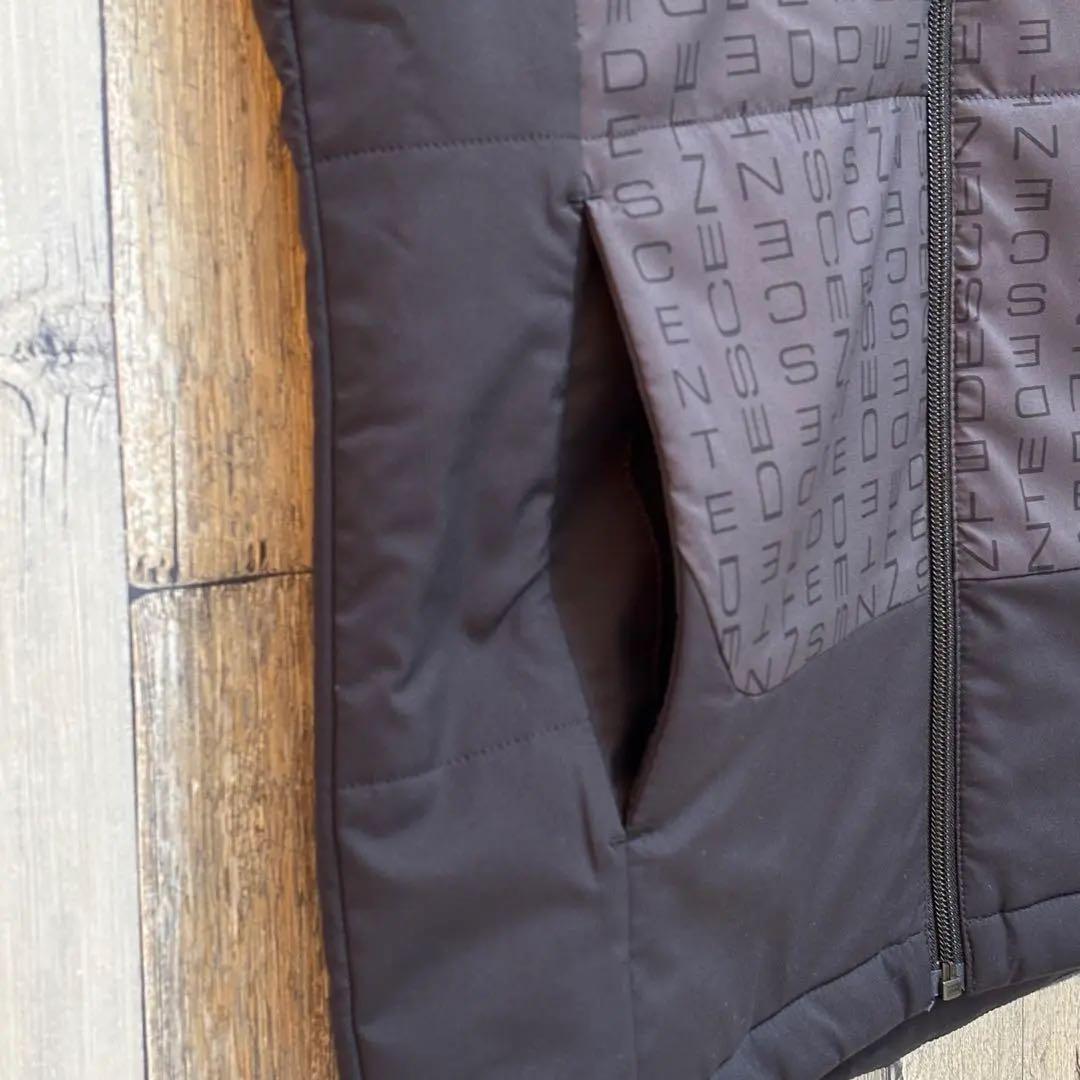 デサント　DESCENTE GOLF 中綿　ベスト 総柄　ジップアップ　M