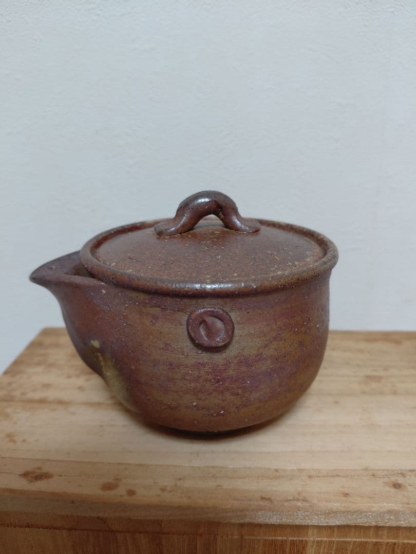 備前焼 泰山窯 茶器揃 宝瓶 湯冷 煎茶碗五客 共箱 煎茶道具