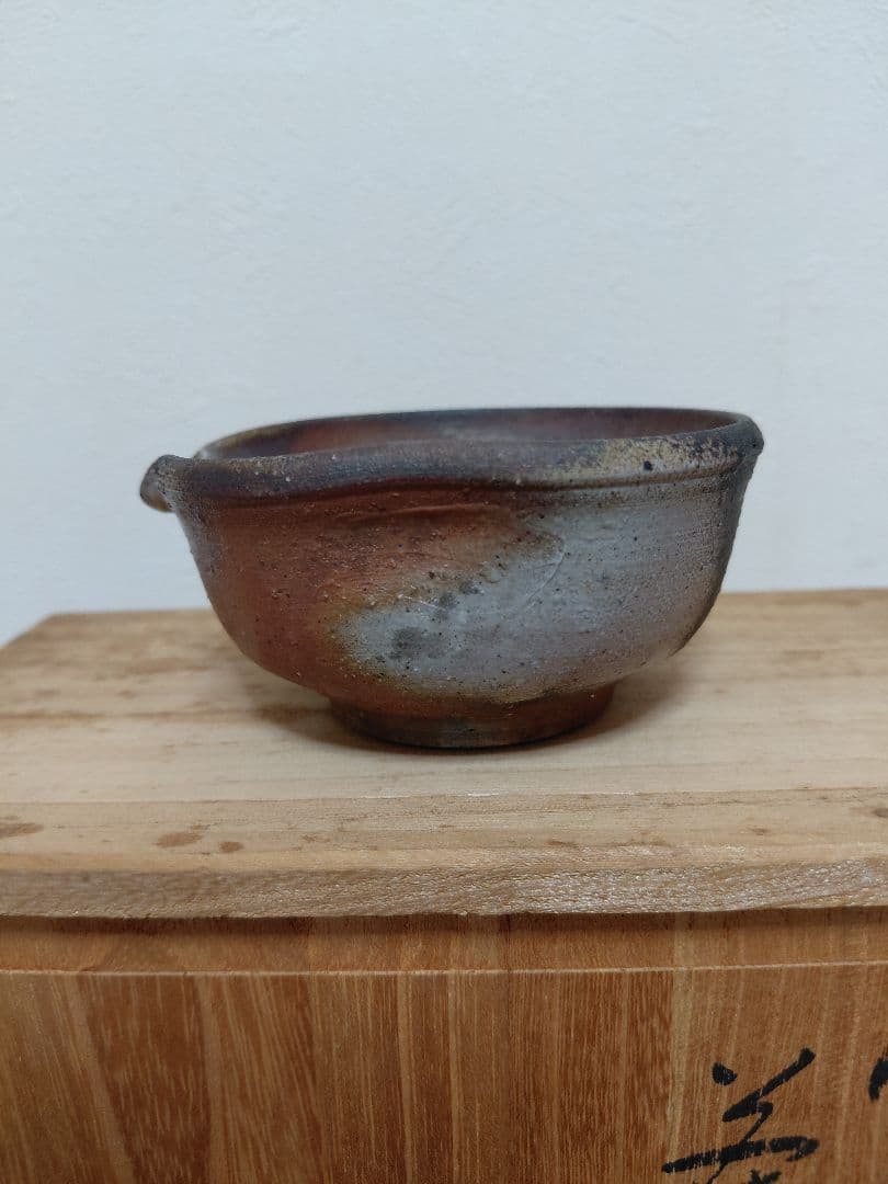 備前焼 泰山窯 茶器揃 宝瓶 湯冷 煎茶碗五客 共箱 煎茶道具