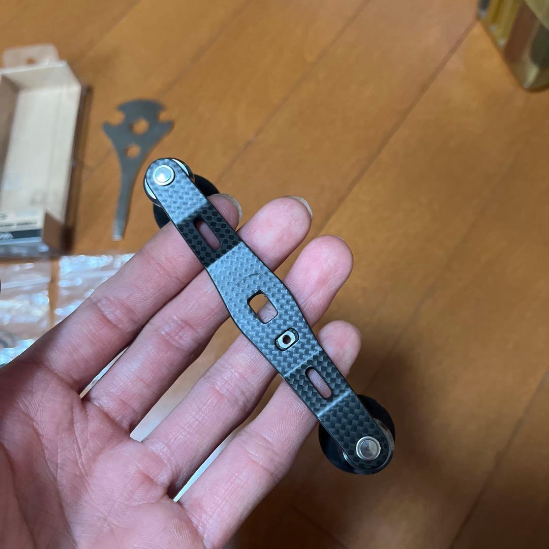 RCS 90mmカーボンクランクハンドル RCSノブセット