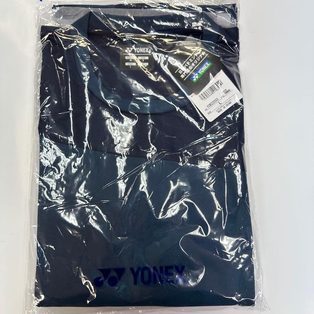 ✨限定 新品 ✨YONEX ユニ ロングスリーブ Tシャツ デニムネイビー L
