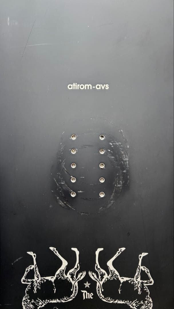 アチロム　atirom-avs 155cm スノーボード　板　黒