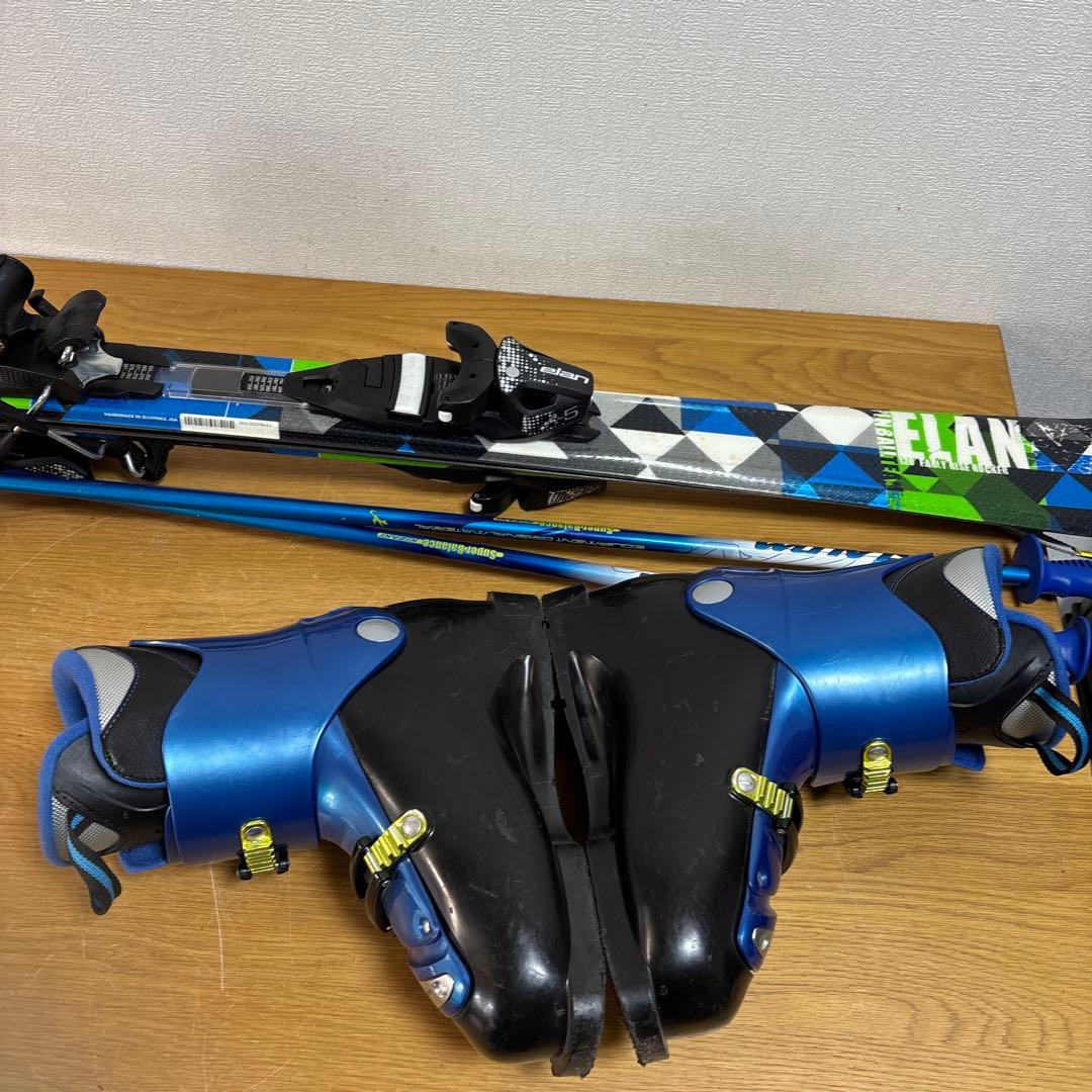 ジュニアストック付スキーセット　elan 130cm hart 25cm