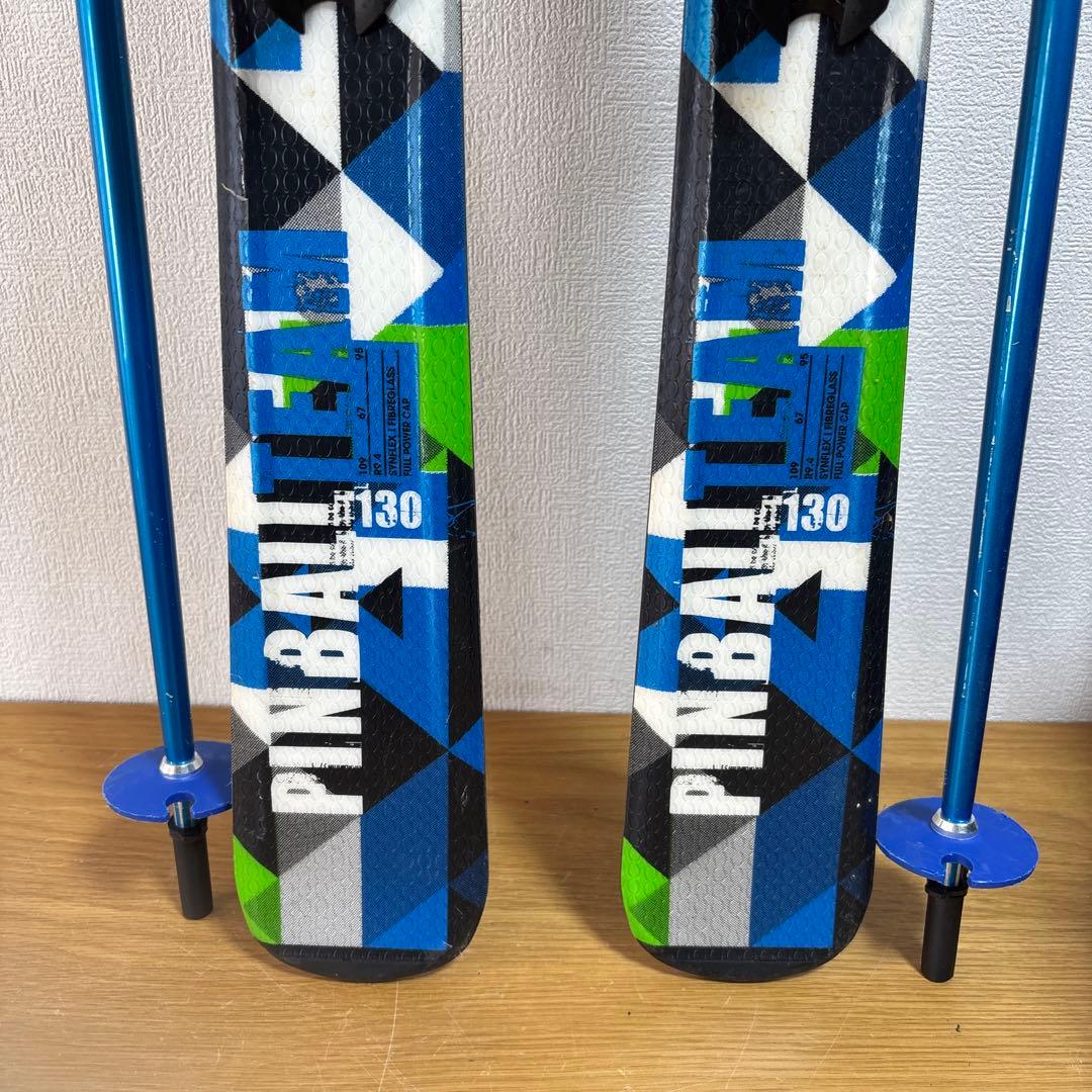 ジュニアストック付スキーセット　elan 130cm hart 25cm