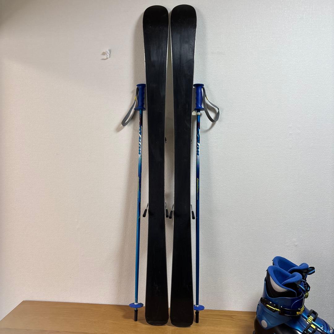 ジュニアストック付スキーセット　elan 130cm hart 25cm