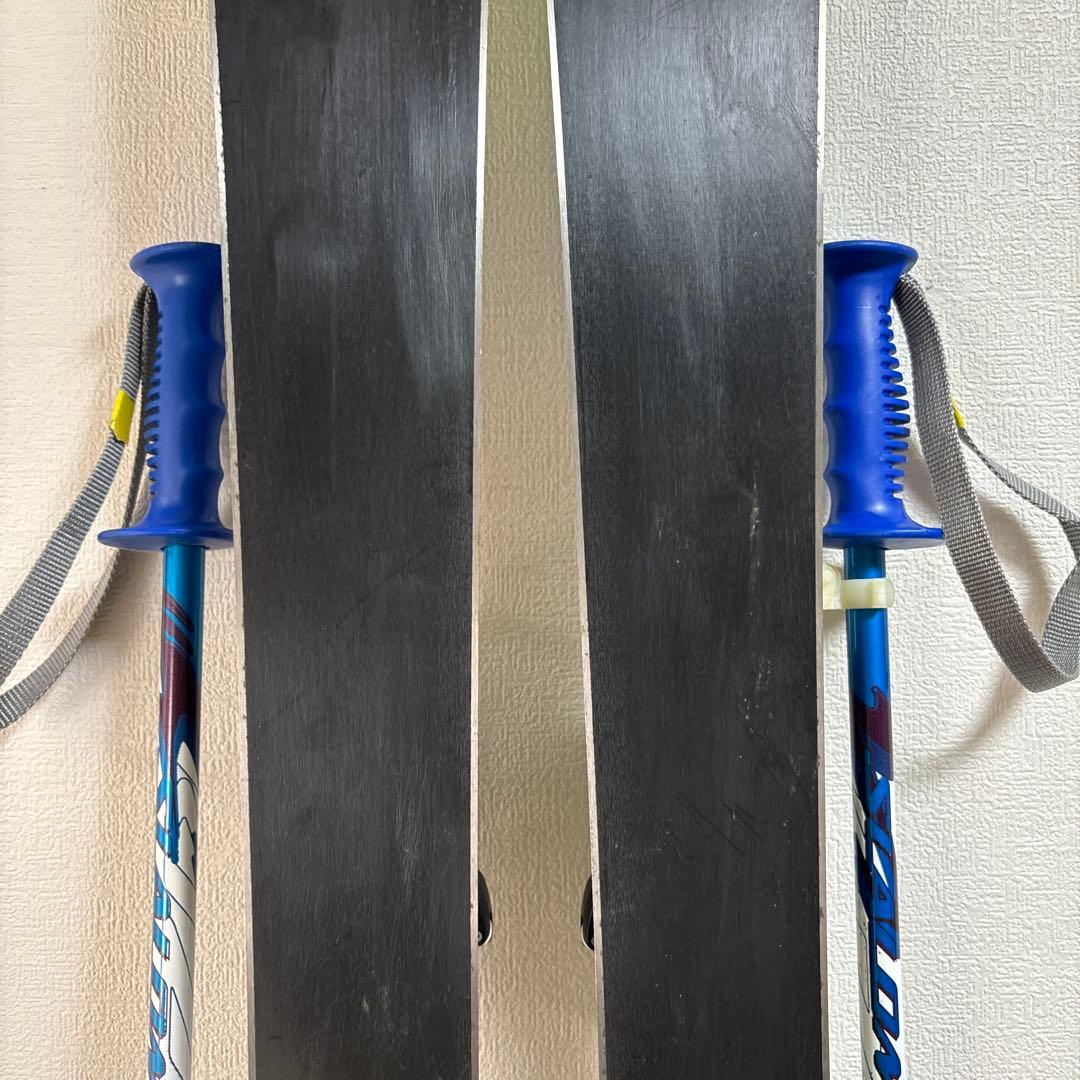 ジュニアストック付スキーセット　elan 130cm hart 25cm