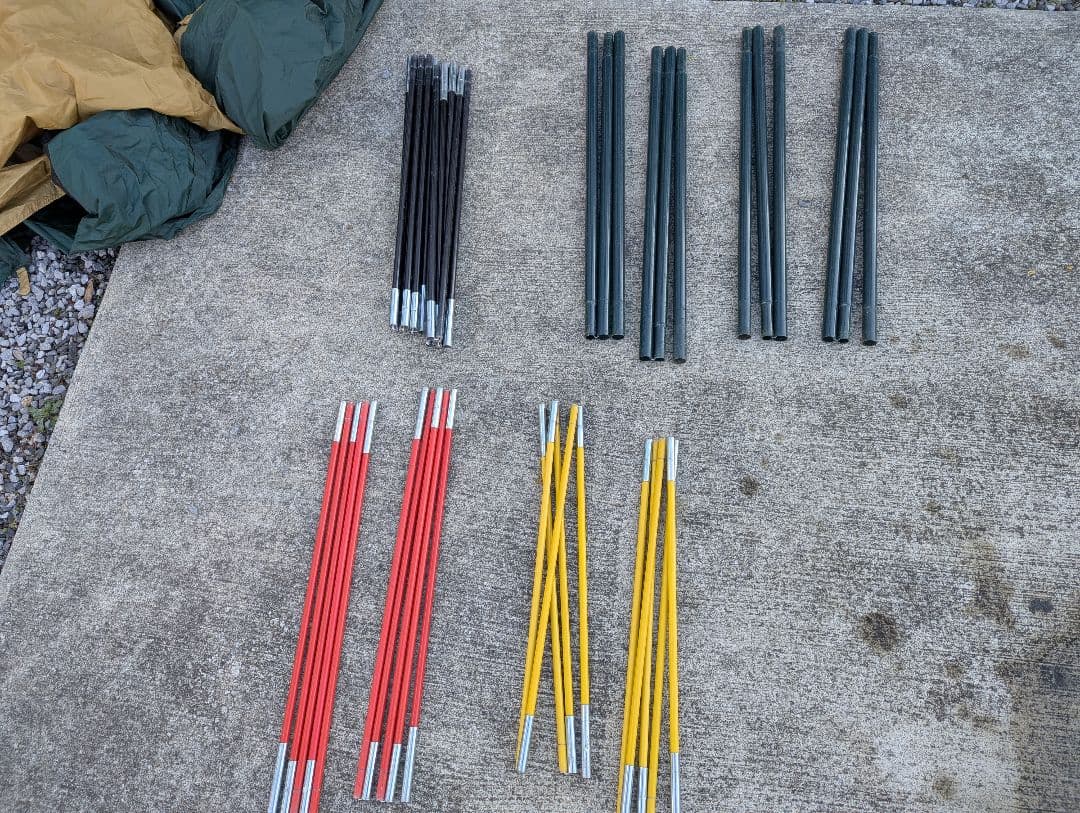 【ジャンク】テント　Coleman　ラウンドエアスクリーン400 欠品有り