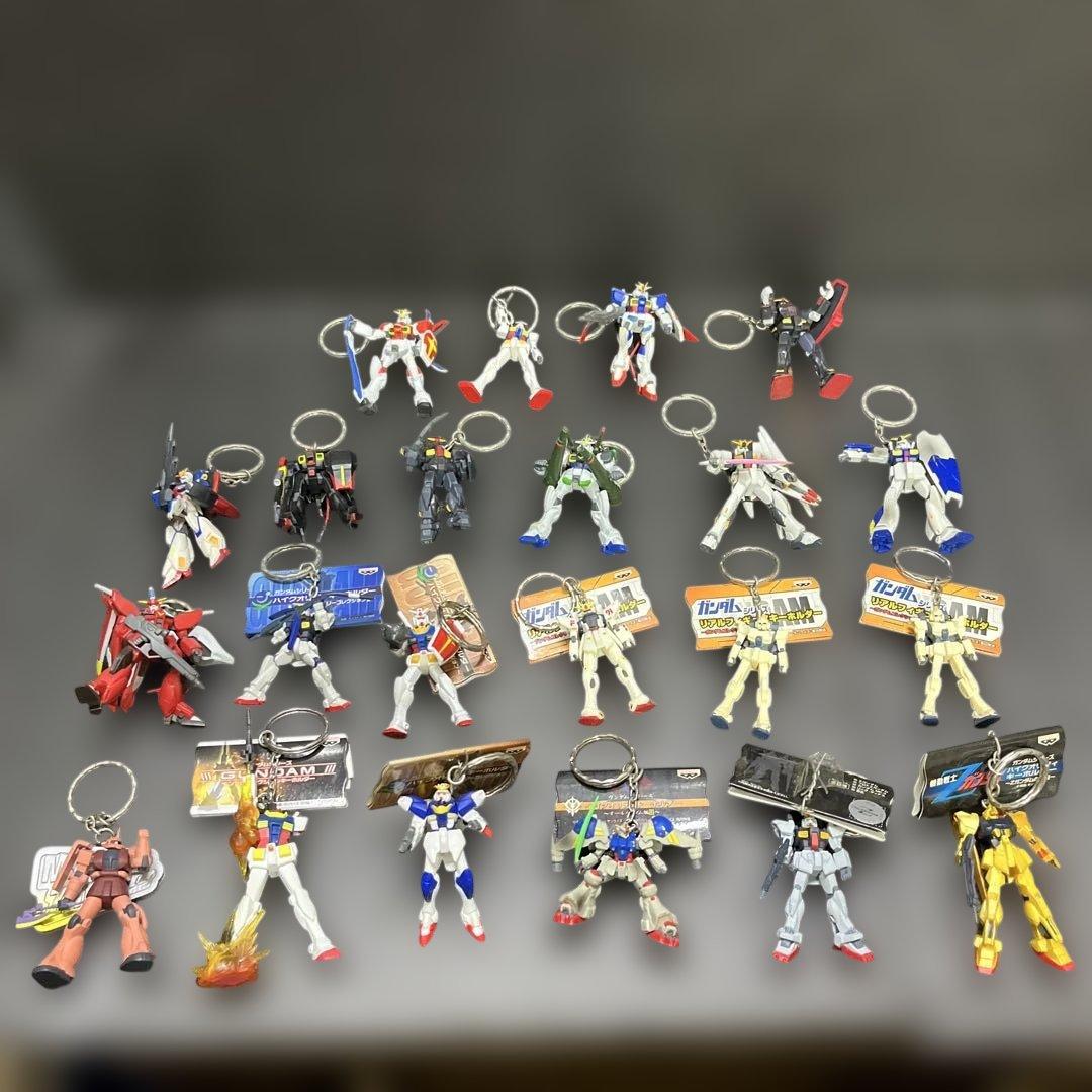 機動戦士ガンダム リアルフィギュアキーホルダー 21体まとめ売り