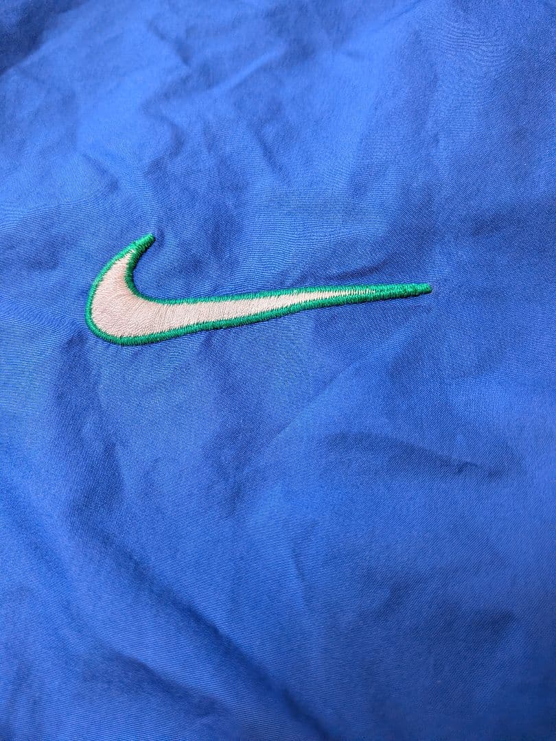 ヴィンテージNike98ブラジル代表ナイロンジャケットブルー
