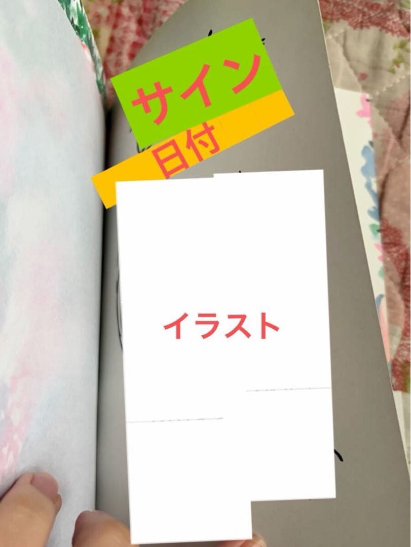 直筆イラストサイン本 極彩の家 1巻 びっけ