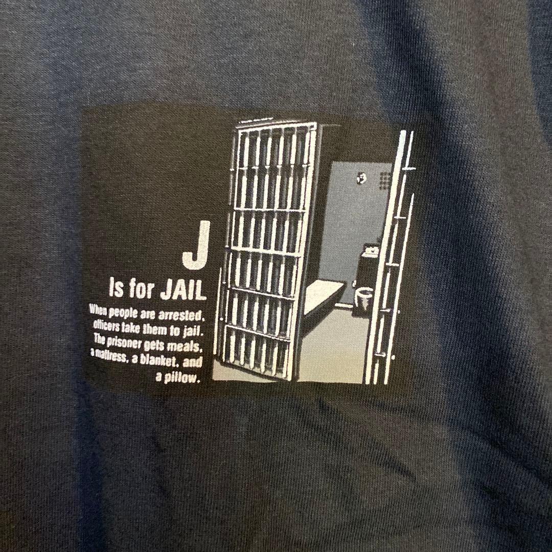 POWELL JAIL メンズスケートTシャツ ブラック　Mサイズ