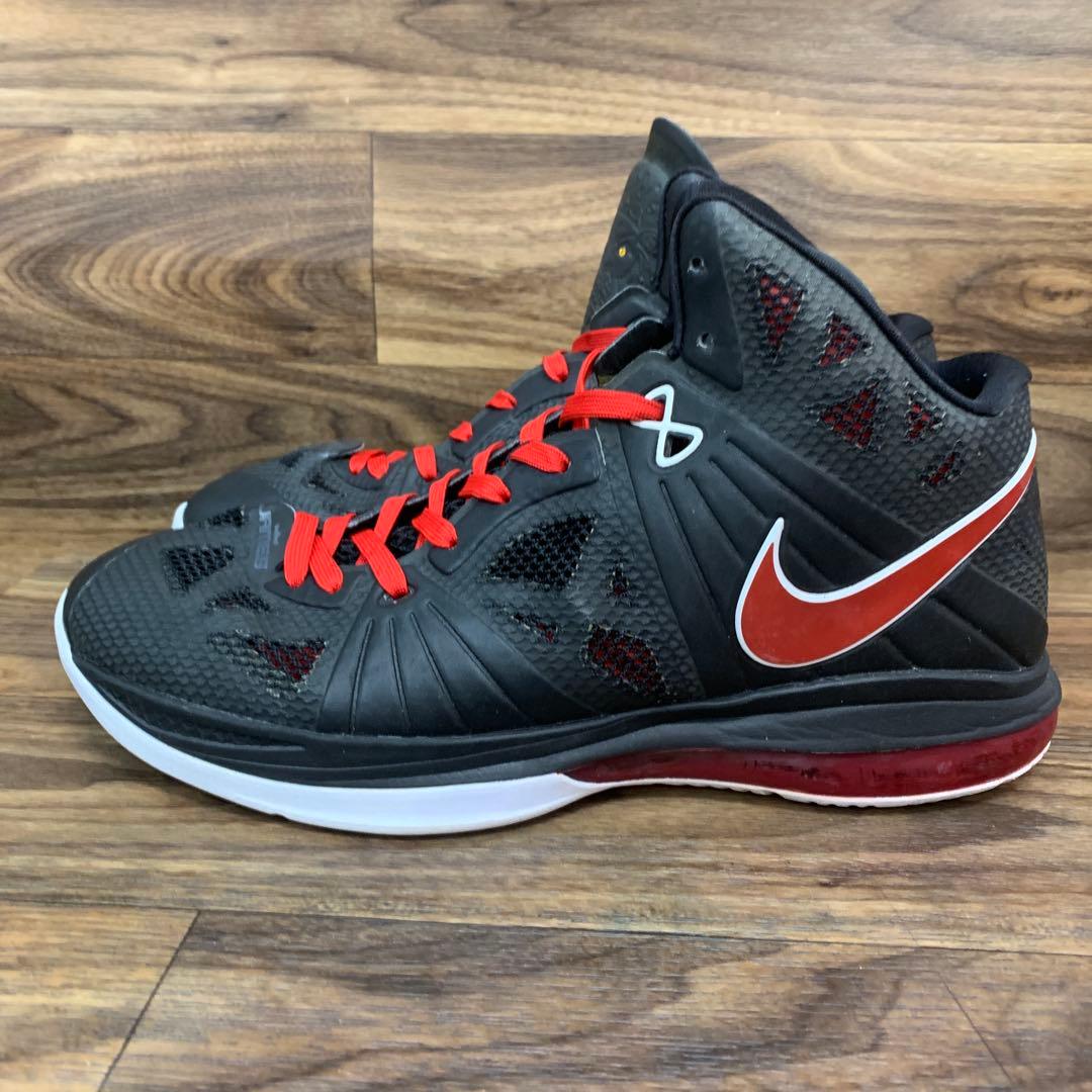 中古 Nike LeBron 8 \"White/Black/Red\"