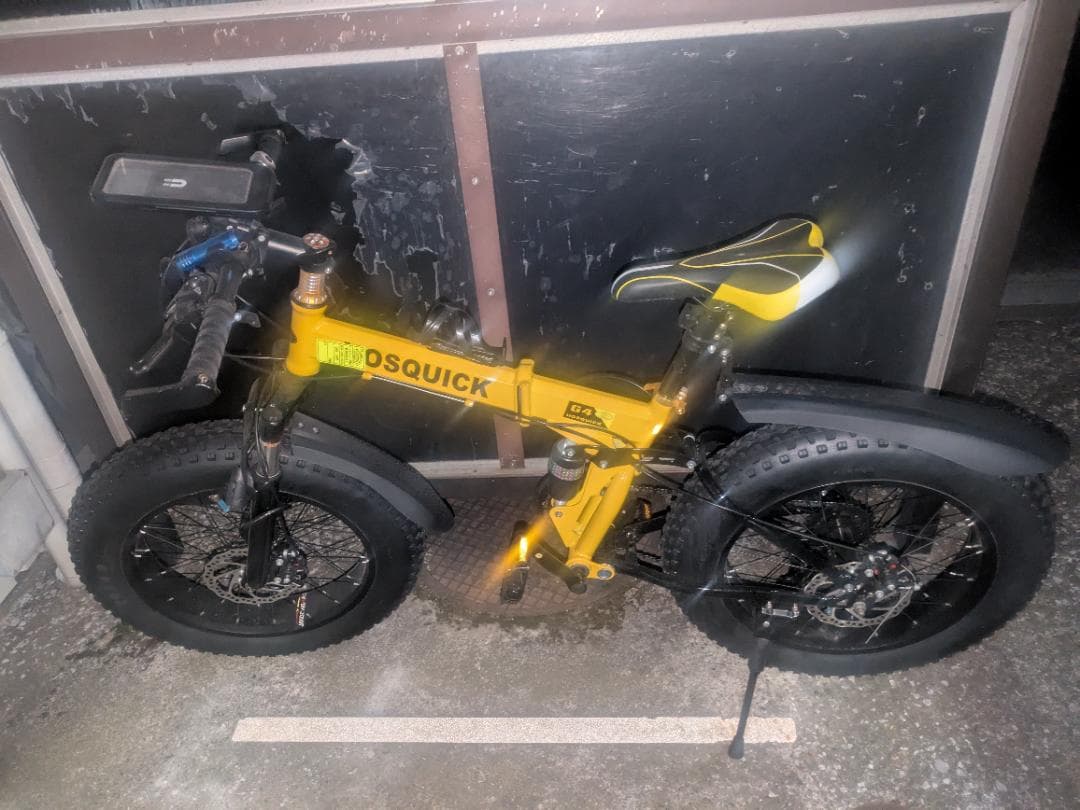 折りたたみ20インチファットタイヤ自転車