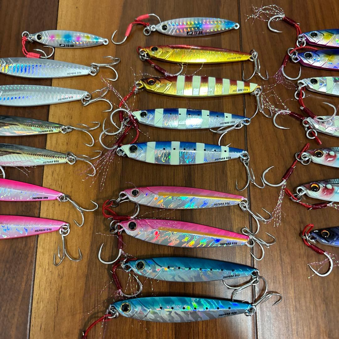 メジャークラフト　ジグパラ50g,60g,ジグパラTG50g,60g セット