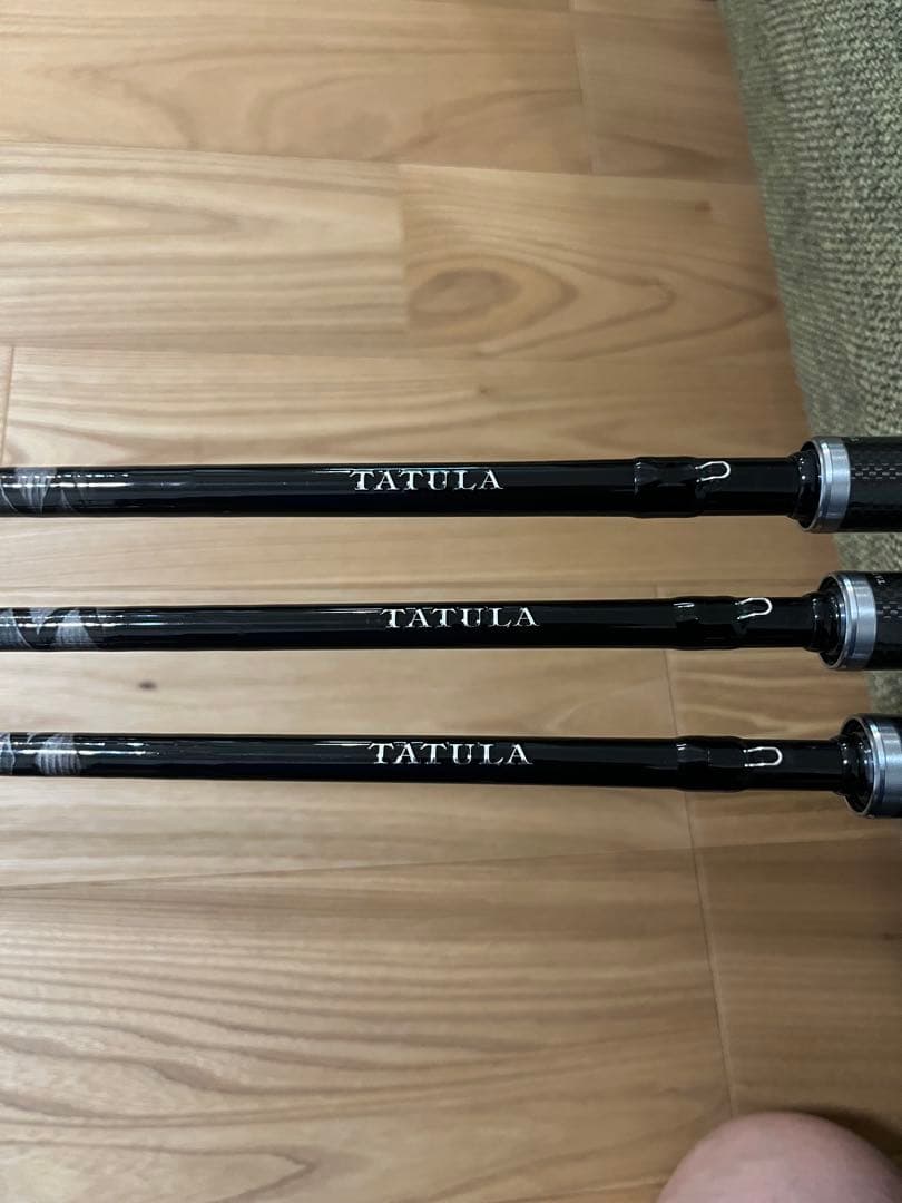 ダイワTATULA ベイトリール、スペアスプール、ロッド3本　バス釣り引退セット