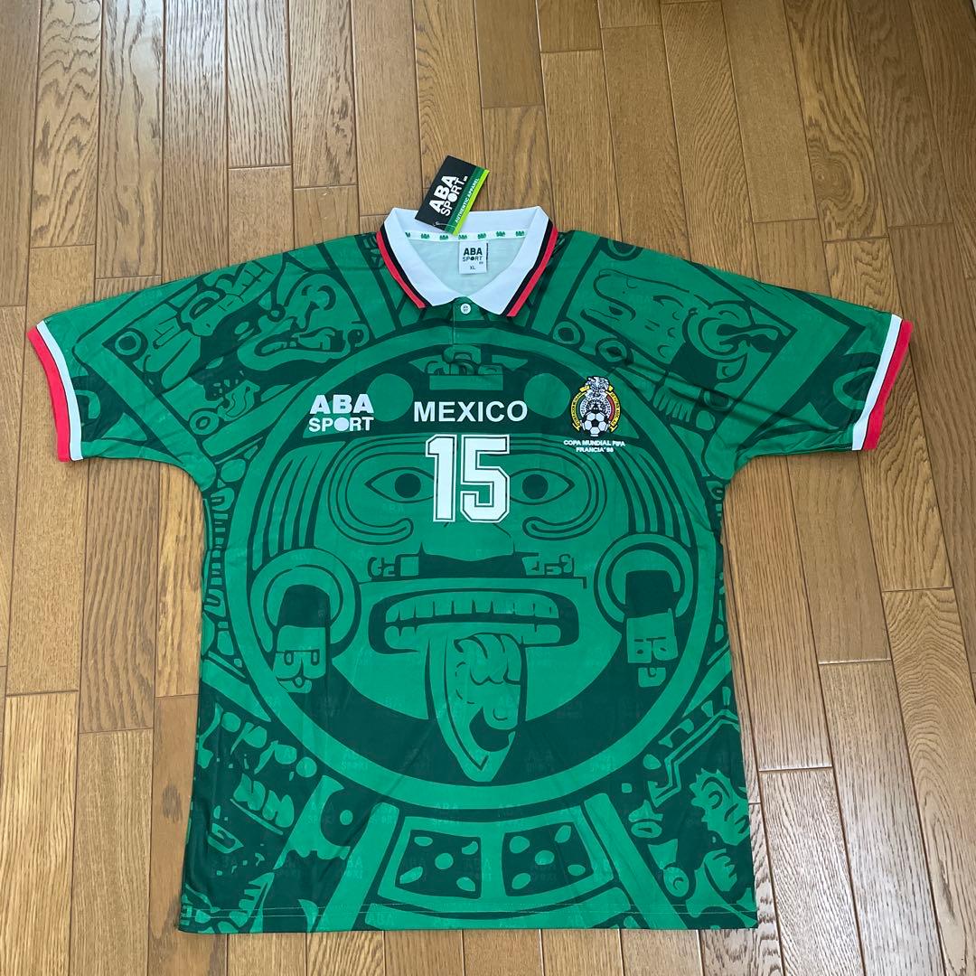 1998年　メキシコ代表　エルナンデス　ユニフォーム　レプリカ　サッカーシャツ