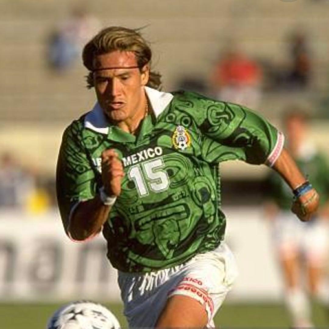 1998年　メキシコ代表　エルナンデス　ユニフォーム　レプリカ　サッカーシャツ