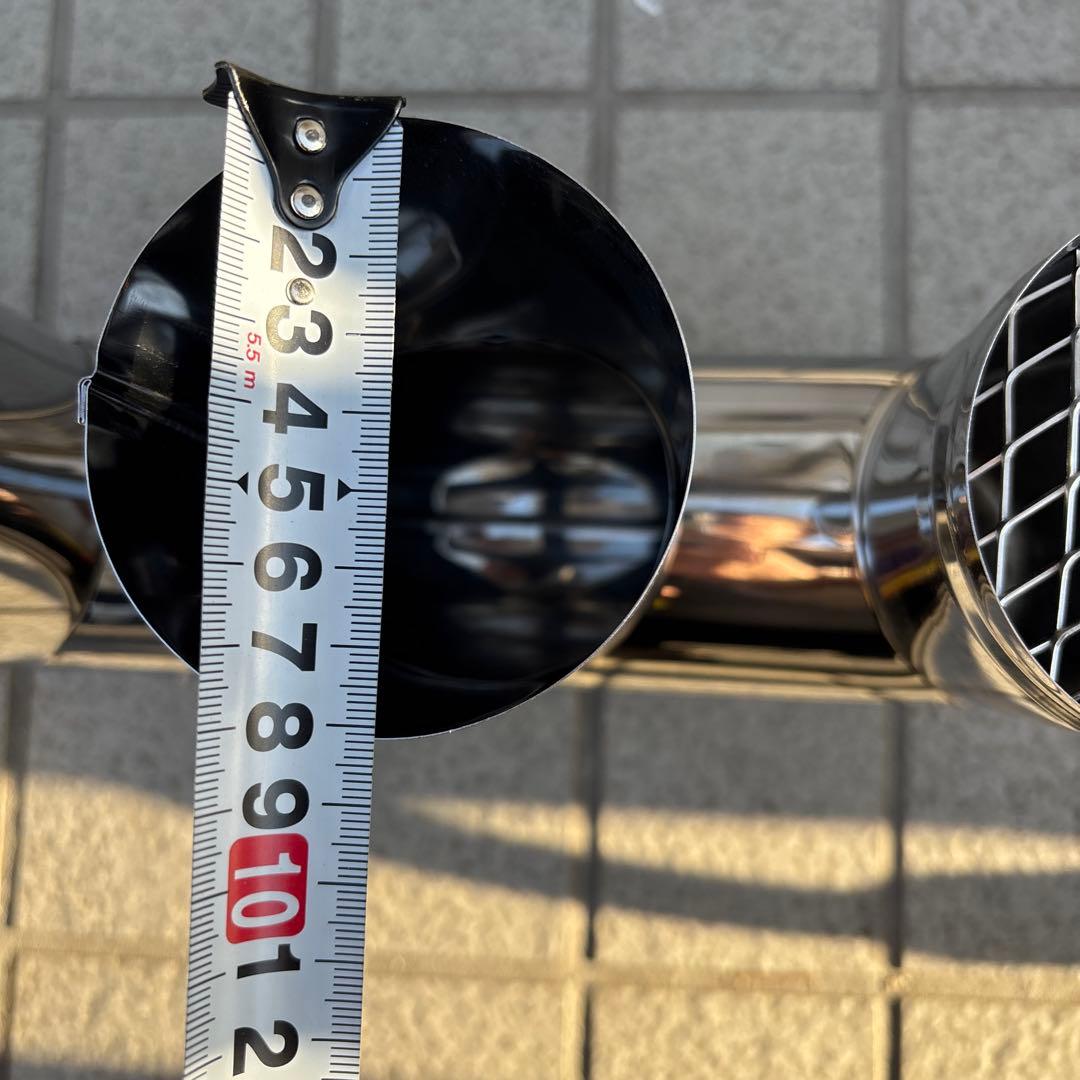 【新品未使用】ステンレス煙突 Hトップ80φ