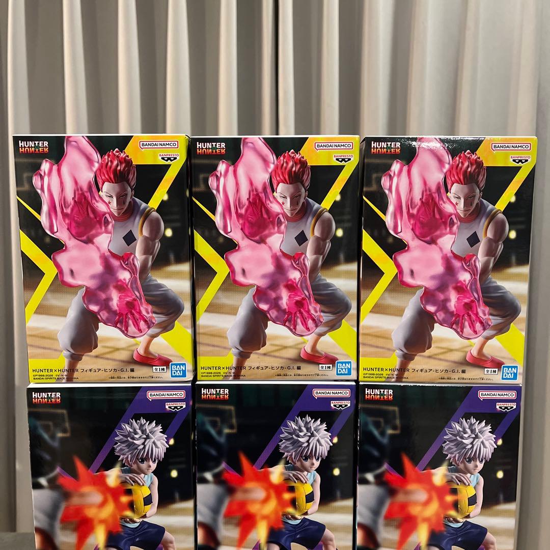 HUNTER×HUNTER フィギュア G.I.編 ゴン キルア ヒソカ 9点