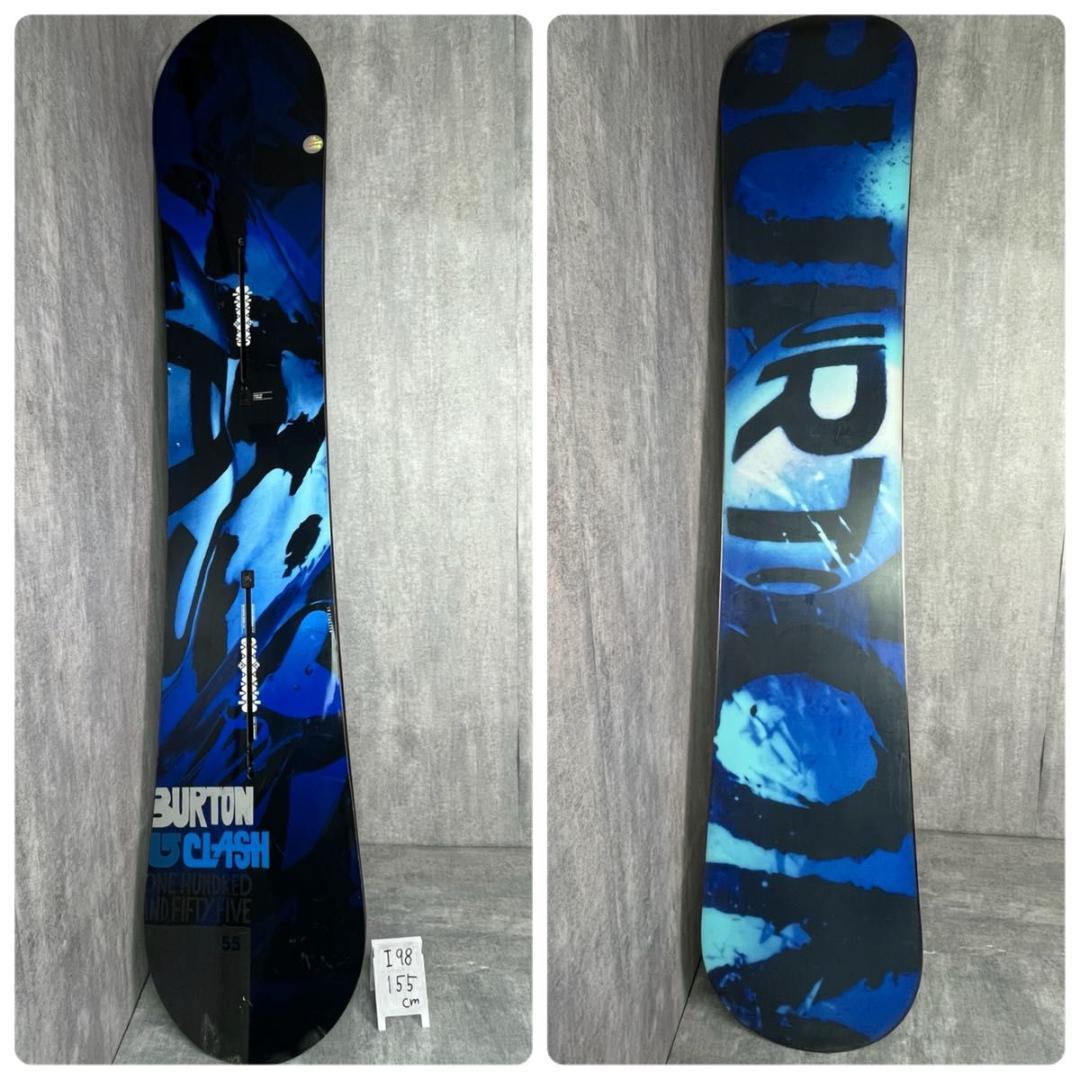 バートン CLASH 155cm スノーボード 3点セット メンズ グラトリ