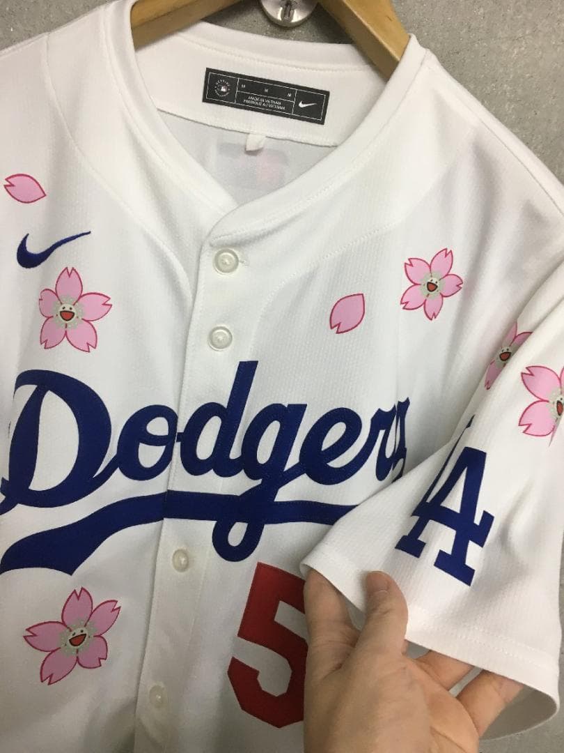 ナイキ ドジャース 村上隆 ベッツ 希少 ゲーム シャツ