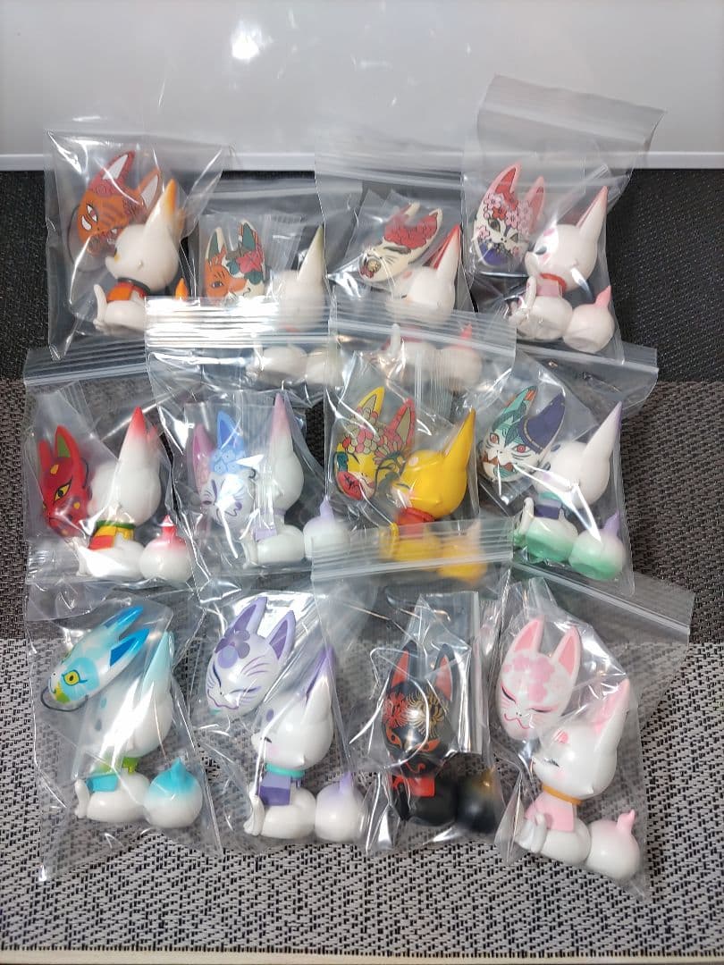 花いろこぎつねマスコット　12種セット