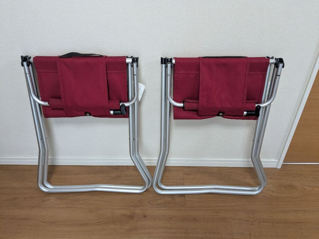 スノーピーク　FDチェアワイド　レッド　2脚セット　LV-077RD