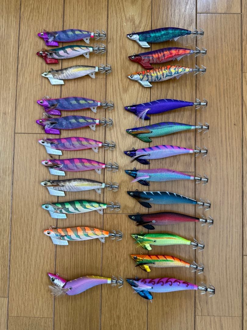 ティップラン　エギ　中古23個セット　バラ売り不可