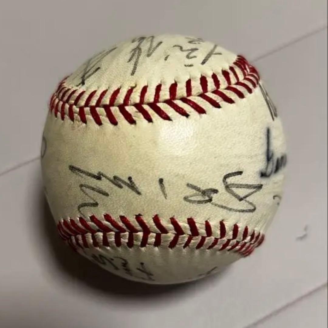 昭和39年〜40年頃の阪神タイガース寄せ書きサインボール12名分