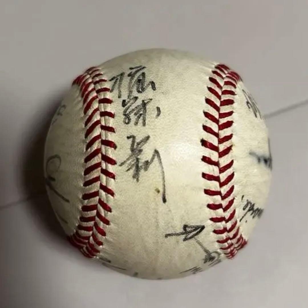 昭和39年〜40年頃の阪神タイガース寄せ書きサインボール12名分