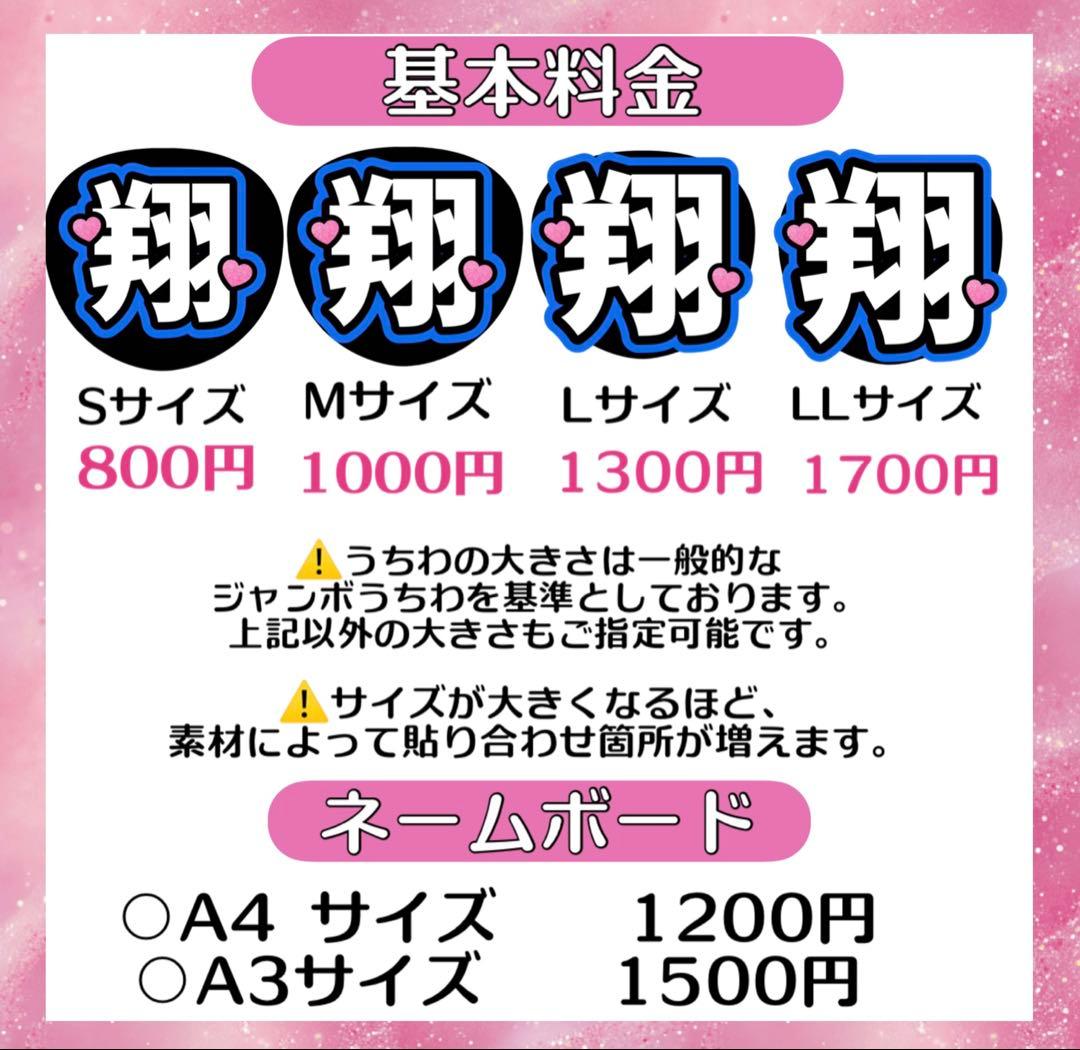 rangza様　うちわ　文字　オーダー　パネル　ネームボード　ハングル