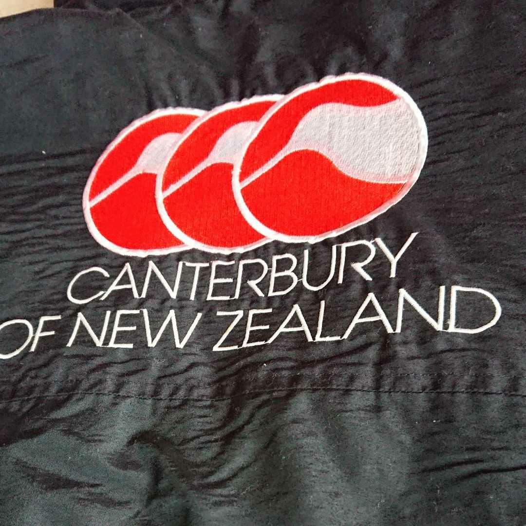 8★ CANTERBURY ALL BLACKS フーディー ブルゾン〈M〉