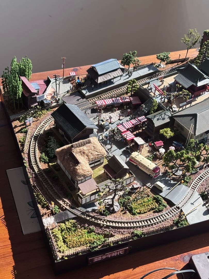 週刊鉄道模型　【少年時代】　ジオラマセット完成品