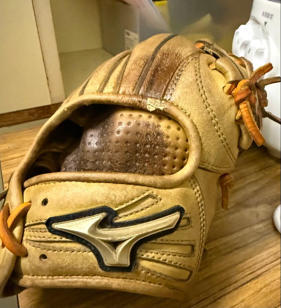 Mizuno 軟式グローブ ベージュ