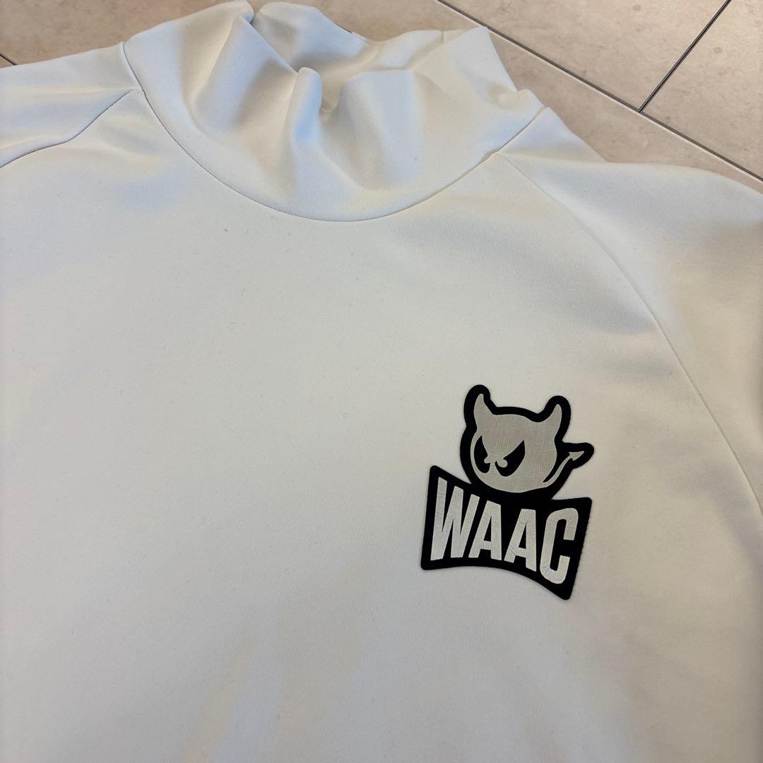 WAAC ハイネック長袖シャツ ホワイト