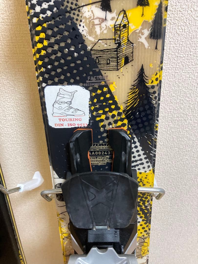 Atomic スキー板13-14 blog 169 アトミック　ビンディング付き