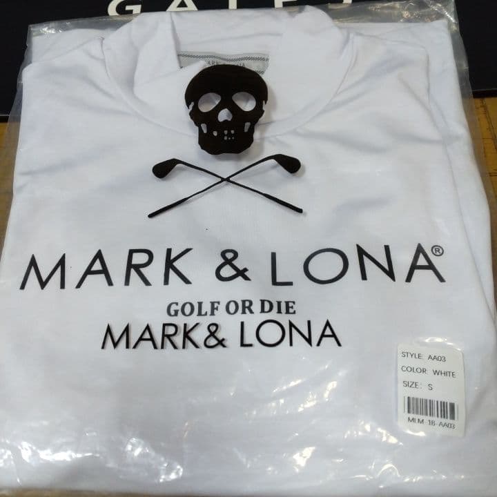 ⭐新品⭐MARK & LONA⭐長袖モック⭐白⭐S⭐