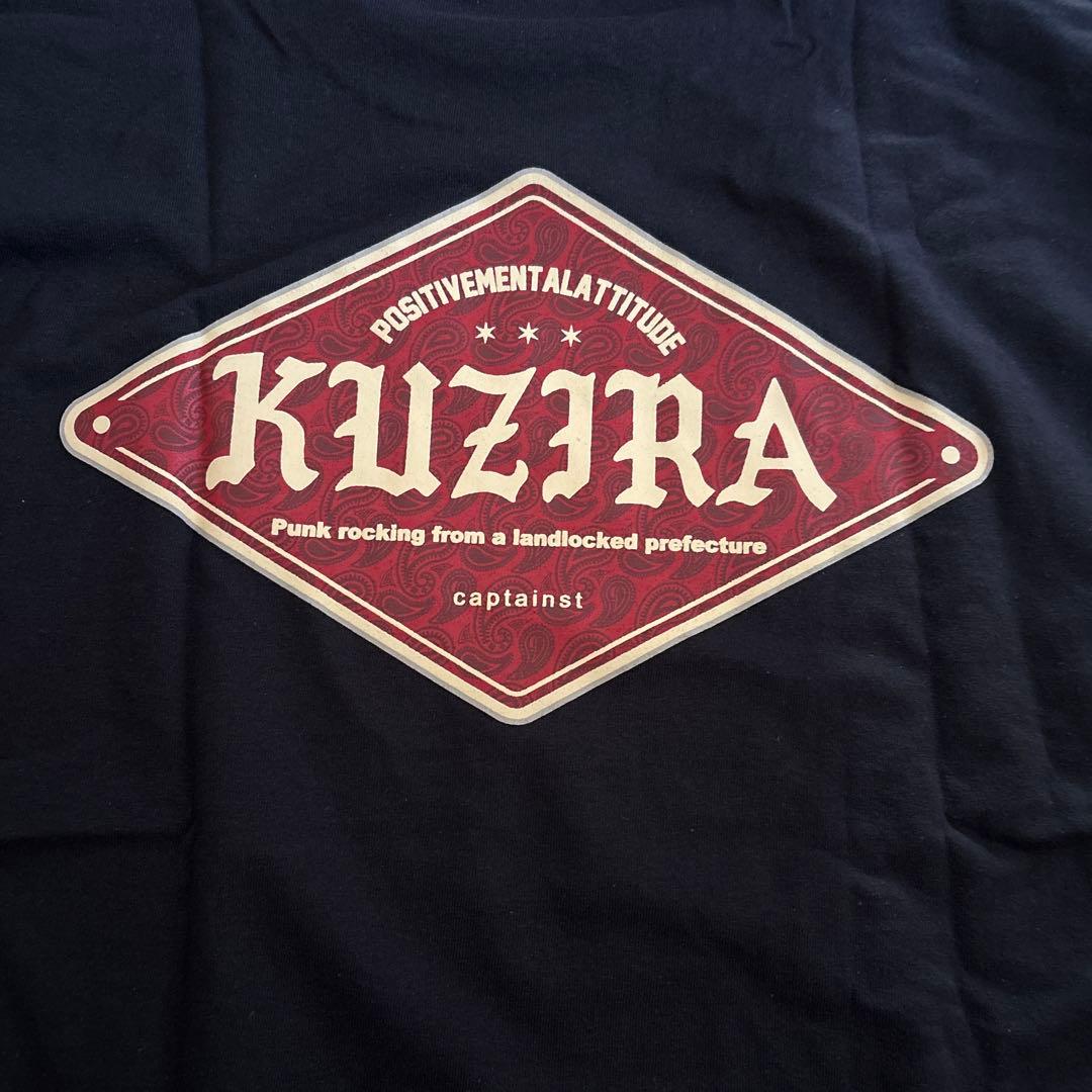 KUZIRA CAPTAINSTREETコラボ黒 Tシャツ バックプリントあり