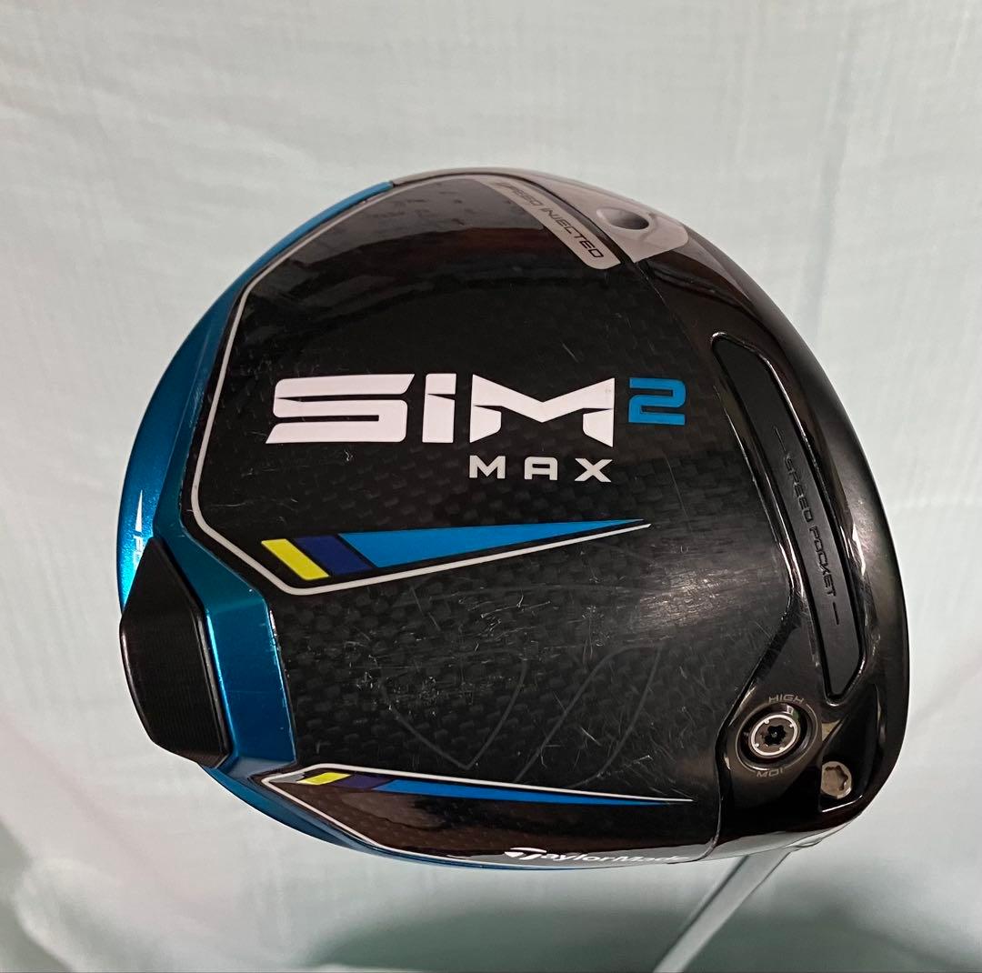 TaylorMade SIM2 MAX ドライバー 9.0度 ストックシャフト