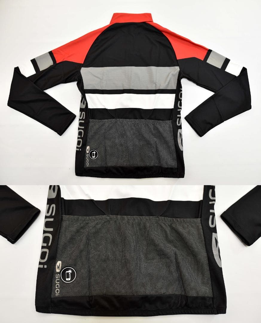 Sugoi Evolution Pro 長袖ジャージ sizeS チリ/ブラック