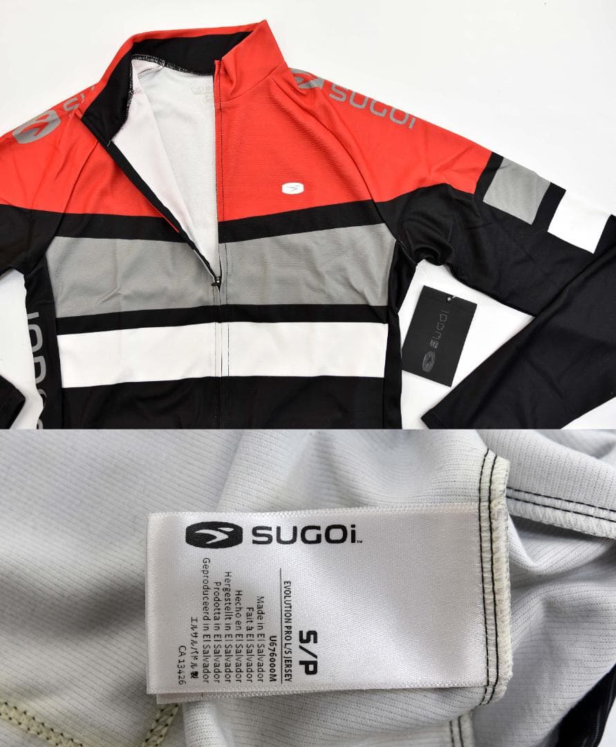 Sugoi Evolution Pro 長袖ジャージ sizeS チリ/ブラック